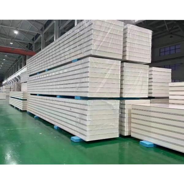 Outdoor PU Polyurethane Composite Panels For Cold Room Sandwich Board With Metal Panel