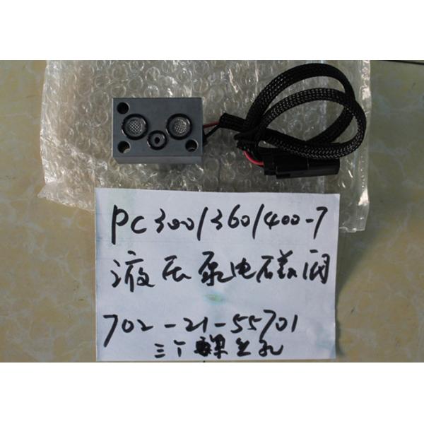 Pièces de rechange d'excavatrice de vanne électromagnétique de vitesse pour PC300-7 PC360-7 702-21-55701 702-21-56900 702-21-57500