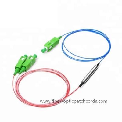 Conector do SC do dispositivo WDM do filtro do divisor do acoplador da fibra ótica 1310/1490/1550 / APC