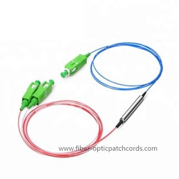 Conector do SC do dispositivo WDM do filtro do divisor do acoplador da fibra ótica 1310/1490/1550 / APC