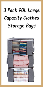 Toiletry Cosmetic Organizer, Waterproof, Large Capacity, moving Tote Bag, underbed Storage Zipper carry Bag