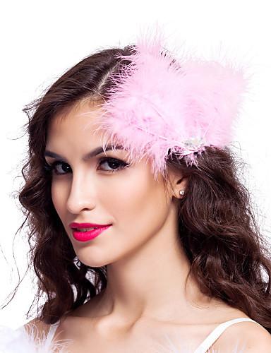 Polyester Dance Costumes Accessories Colored Fabulous Feather Headpiece
