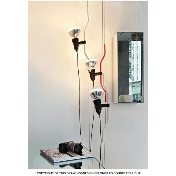 Italian Parentesi Pendant Lamp for Bedroom Bedside Lamp（WH-AP-663）