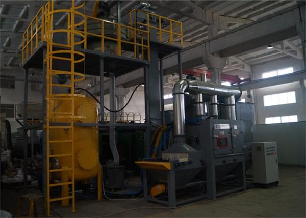 Titanium Plate Pressure Sand Blasting Cabinet , 16 Pcs Gun Abrasive Blast Systems