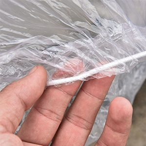 Disposable Car Covers，12.5 x 21.7ft Universal Clear Plastic Car Cover，Disposable Full Exterior Covers Elastic