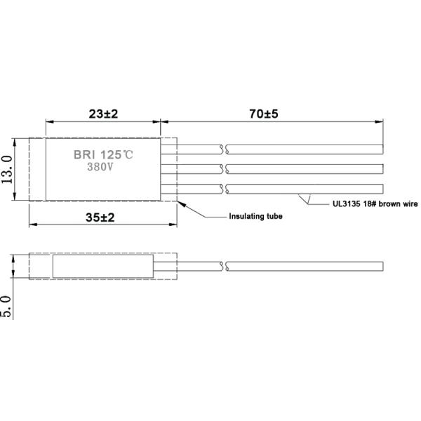 мотора DC доказательства масла сильнотокового BRI 16A 380V протектор водоустойчивого трехфазного термальный