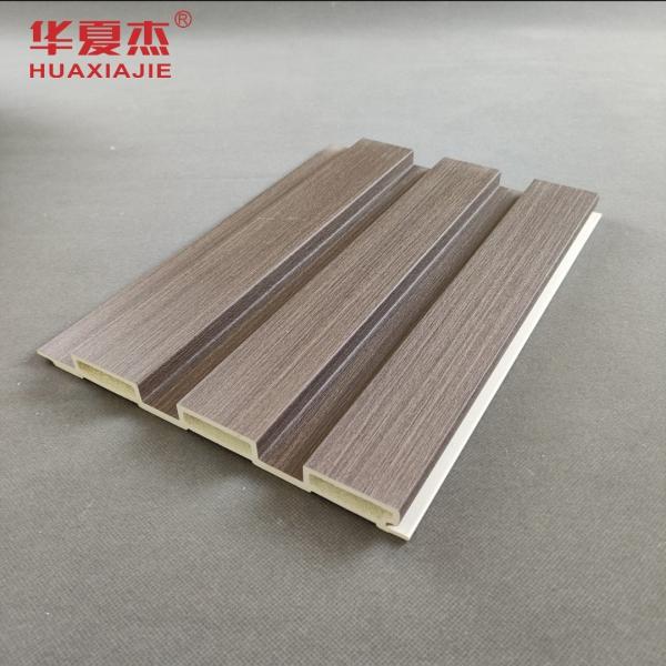 Panneau de mur en bois du grain WPC pour la décoration de mur d'intérieur/extérieure