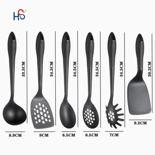 Best Kitchen Utensil Set 7PCS Sustainable Nylon and Customized Cocina Utensilios