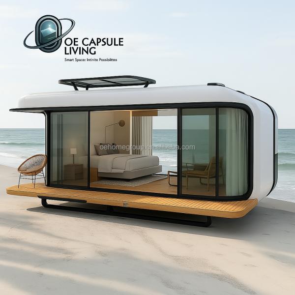 Portable Apple Cabin Customized Container Mobile Space Capsule House Prefab Easy Installation House Holiday Villas