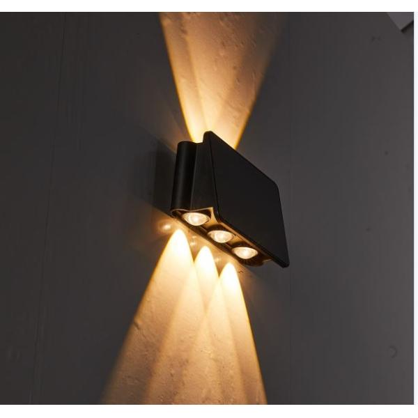 ABS Solar Wall Light DIY Dusk To Dawn 3000K 6500K RGB IP54 For Hotel House