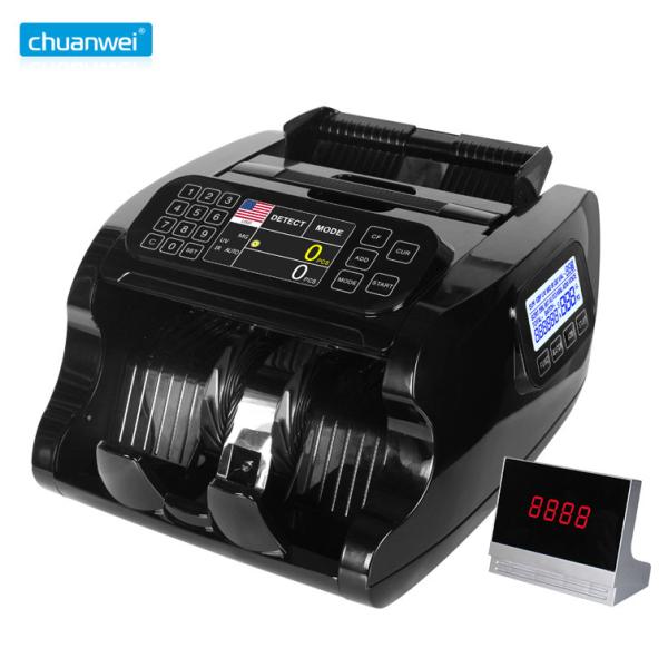 Note Counting And Checking Money Counter Machines 1200 Pcs / Min DD Detection CAD TWD