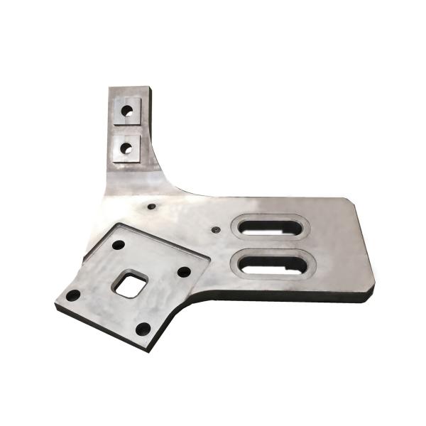 Carbon Steel Hot Forged Parts High Speed Railway Connector Frame CNC Machining