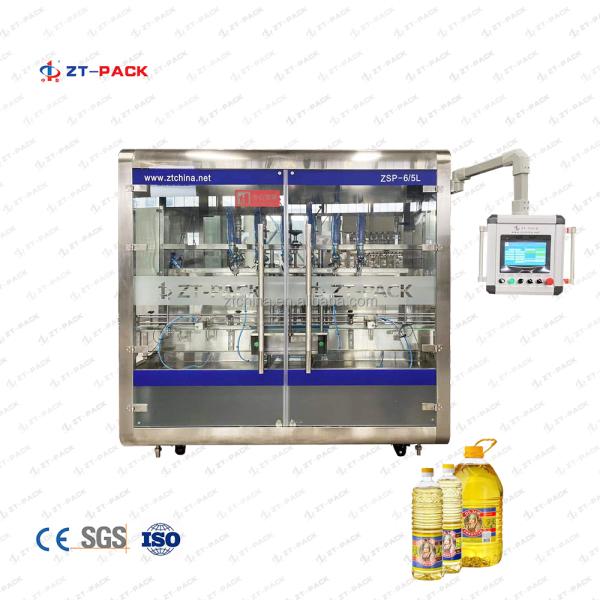 Automatic Food Oil Filler for Refined Sunflower Soybean Cooking Edible Oil Filling