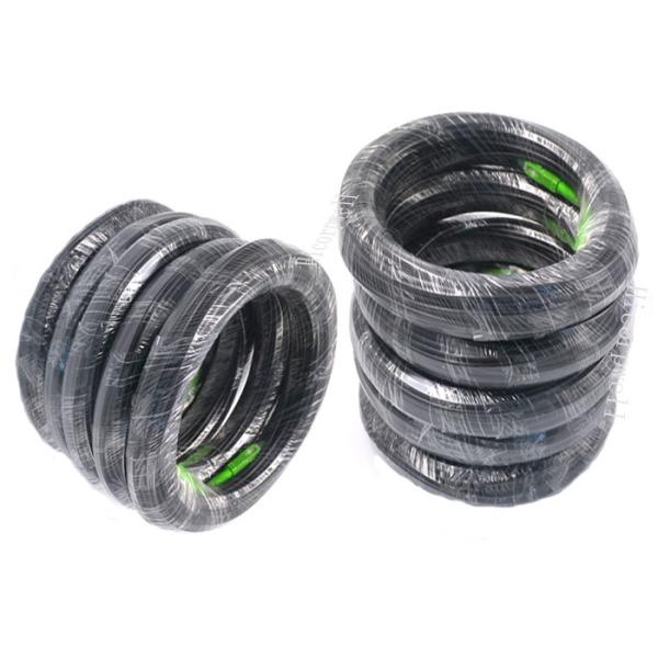 Cabos do remendo da fibra ótica do tubo G657A de LZSH, cabo pendente liso exterior de Ftth