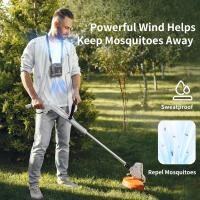 Fan Socool 10000mAh portátil recargable USB Fuente de alimentación de emergencia Fan Clip Fan cintura