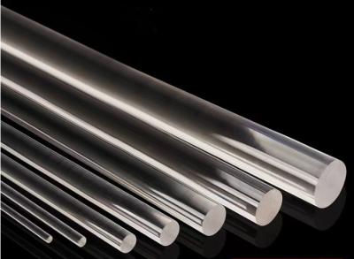 Transparent PMMA Bar Acrylic Extruded Clear Tube Florescent Polished And Solid Acrylic Rod Stick
