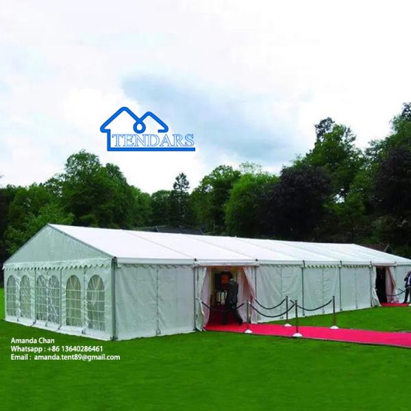 Acrílico PVC telhado Casamento Marquee Tendas Grandes Com Certificação SGS M2 Tenda impermeável pesada