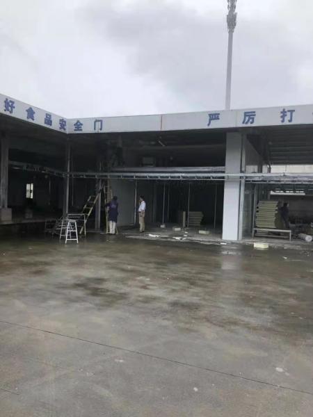500 Tons Cold Room Freezer Room for Butcher Shop Freon Refrigerant and Direct Cooling