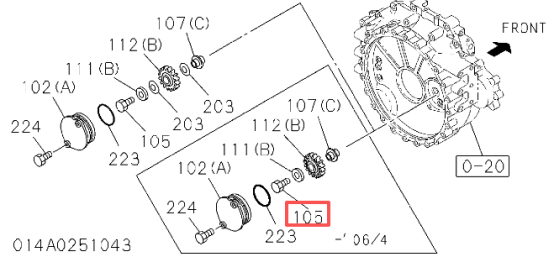 0168064600 Isuzu Excavator Idle Gear Shaft Bolt Steel Fastener Spares For ZW220 ZX170W-3DARUMA ZX190W-3
