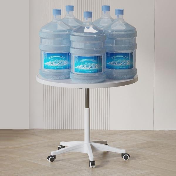Movable Coffee Side Table Dining , Living Room Bedroom Snack Rack Bedside Mini With Wheels
