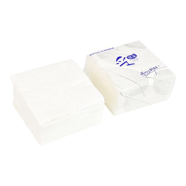 2 Ply White Paper Napkins Serviettes Virgin Bamboo Pulp Material