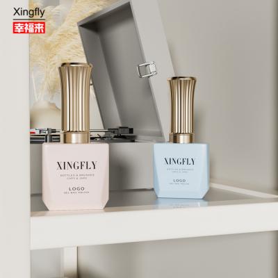 12ml nail Gel Polish Square Bottle Empty Uv Gel Polish Glass Bottle with cap and brush