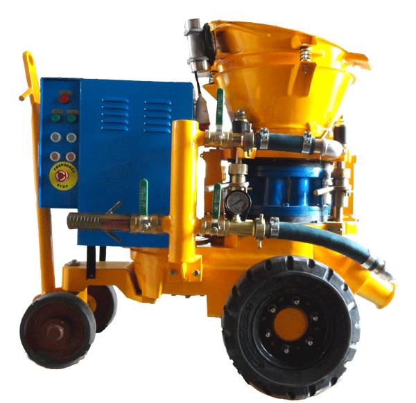 Concrete Shotcrete Machine Is to Compressed Air Economy Cost and Flexibility for Tunneling
