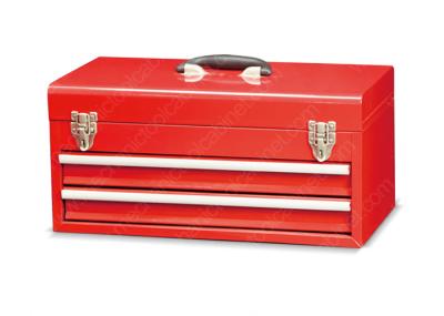A gaveta ausente de Bell Balling da caixa de ferramentas do modilhão do rolo vermelho Lockable desliza o punho superior
