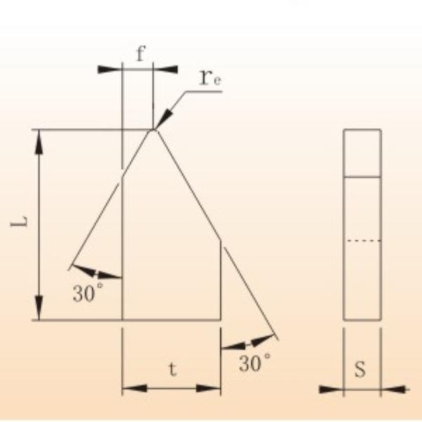 HIP спекая l напаянные режущие части вставки карбида вольфрама 20mm