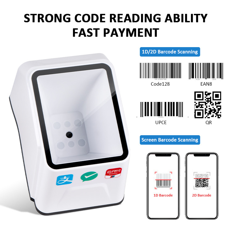 Мобильный блок развертки штрихкода CMOS блока развертки кода оплаты QR e 2D настольный для супермаркета