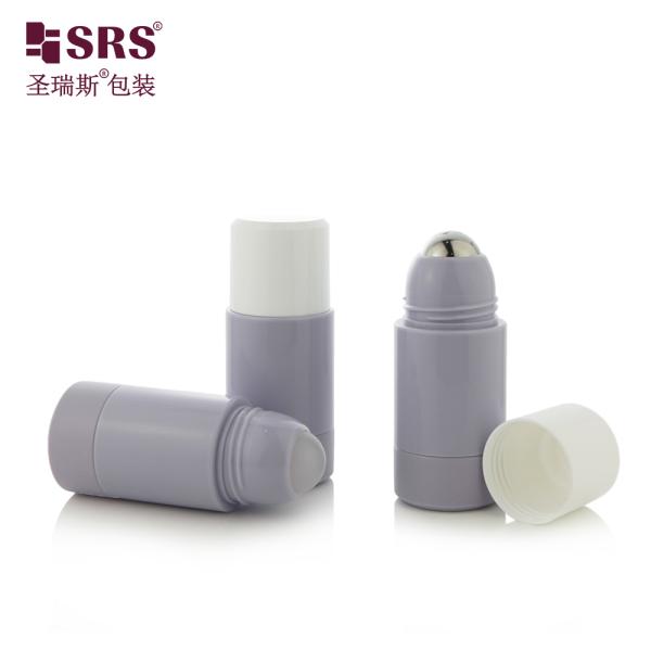 50ml PP PCR Refillable Roll On Bottle for Cosmetics