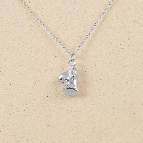 Vénus Femininité 18K or plaqué 925 Sterling argent rempli pendentif collier pour la fête