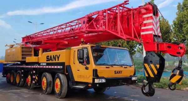SANY STC1000C5 Used Truck Crane 100 Ton High Flexibility With Rotation Speed 1.5 Rpm
