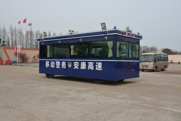 5 Seat Police Mobile Command Vehicles Luxury Special Purpose Service Station