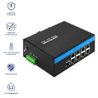Commutateur Ethernet manageable de couche 2 8 ports PoE Gigabit 802.3Af/at 240W Basé sur Vitesse CE