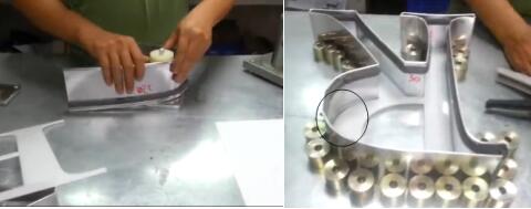 Metal Channel Letter Rounded Corner Aluminum strip Letter Rounded Corner Bender