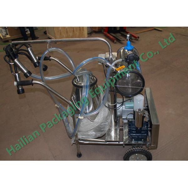 Carretilla móvil portátil de la granja de la ordeñadora, ordeñadora del cubo