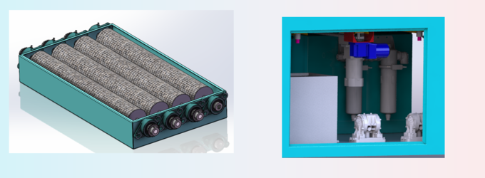 YS-350 High Efficiency In-Iine PCBA Single - Side Brush Machine for PCB/PCBA Assembly Line