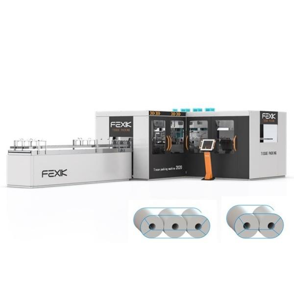 3lanes LDPE Film Toilet Paper Roll Machine For Kitchen Towel
