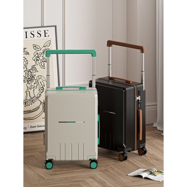 3pcs High Quality Travel Trolley 4 Wheels ABS+PC print Luggage Trolley Suitcases  Sets for Long-distance Travel