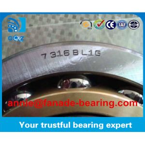 Однорядная Япония NSK угловой контактный шарикоподшипник 7316B Быстрая доставка NTN 7316B угловой контактный шарикоподшипник