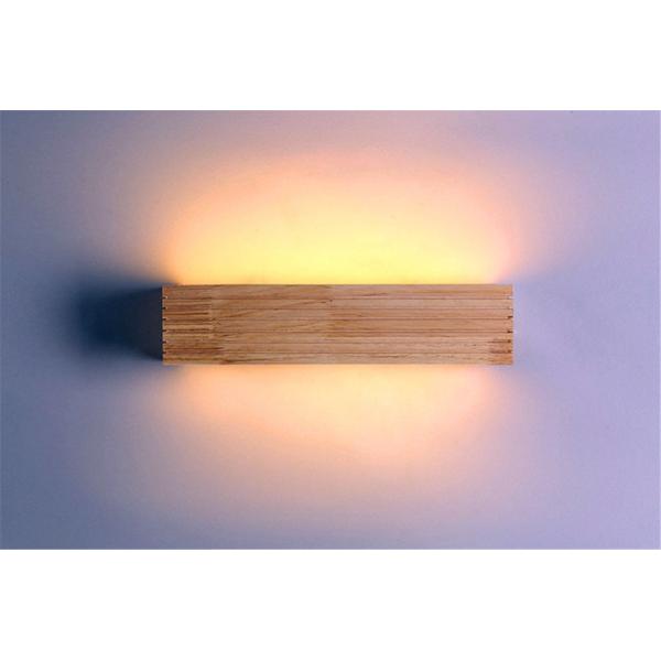 Japanese Style Led Lamp Oak Wooden Wall Lamp Nordic Solid Wood Mirror nordic wooden wall lamp(WH-OR-62)