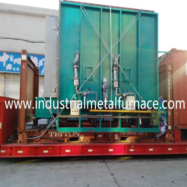 Зоны печи 4 автомобиля печи термической обработки 1200 градусов нижние наполняют газом увольнятьую печь горячего воздуха