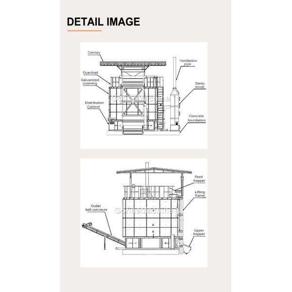 Изготовленная на заказ птицеферма птицы пищевых отходов танка ферментера продукции удобрения компоста