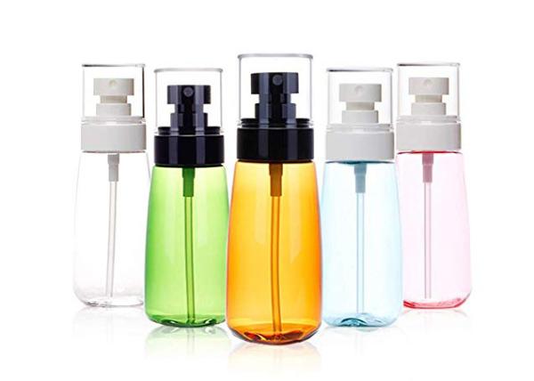 O pulverizador da limpeza do dia a dia engarrafa garrafas plásticas cosméticas cores personalizadas