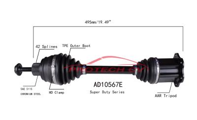AD10567 Cv Boot Assembly A6 Quattro Cv Joint Right Side Cold Forging Grinding Process