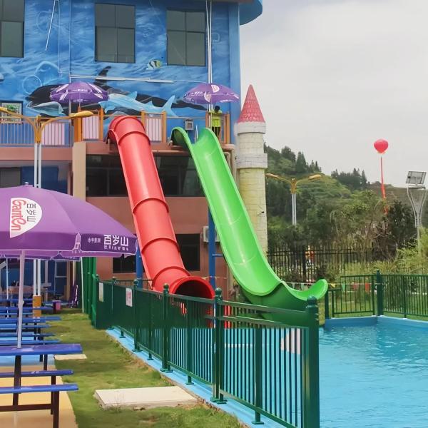 Hot Sale Fiberglass Slide Water Park Swimming Pool Amusement Machine Equipment Water Slide Manufacturer
