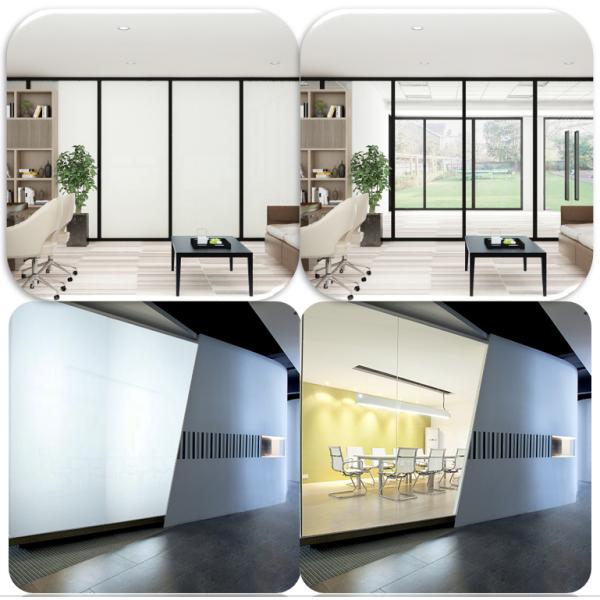 Hotel Smart Glass Pdlc Film Electronic Pdlc Smart Glass Switchable