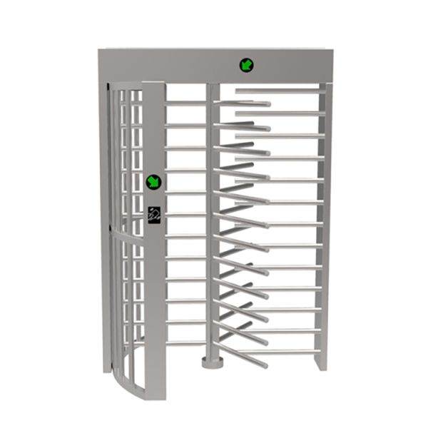 SS304 Full Height Turnstile with 0.2 Seconds Response Time and 600mm Arm for High Security Access Control