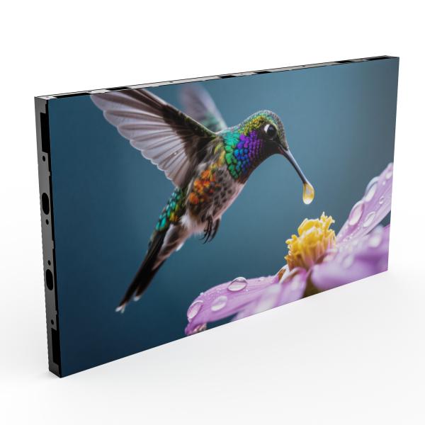 P1.25 Fine Pitch LED Display Flip-COB 600*337.5mm Die-casting AL For Retail Store